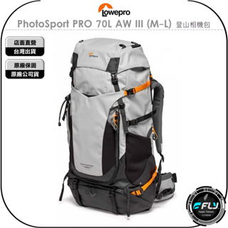 【飛翔商城】LOWEPRO 羅普 PhotoSport PRO 70L AW III (M-L) 登山相機包◉公司貨