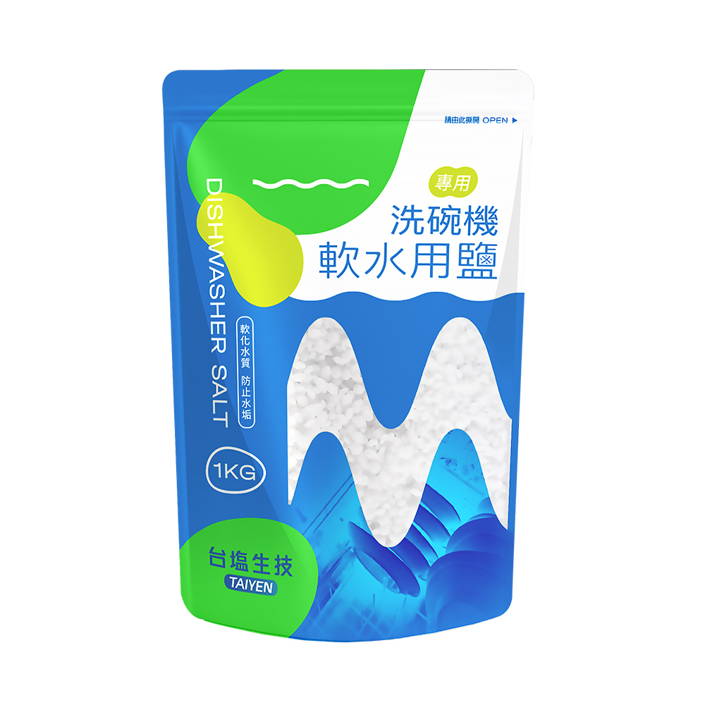 台鹽生技 洗碗機軟水用鹽(1kg/包)