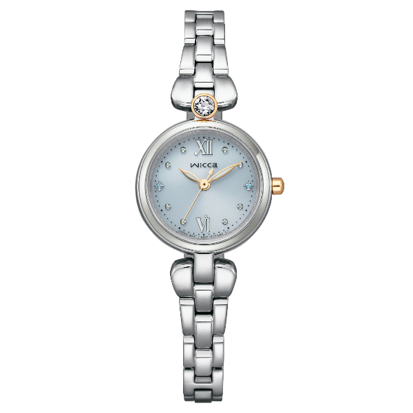 CITIZEN 星辰 WICCA 星飾系列 女錶小錶徑 藍面 23.5mm(KP5-611-93)