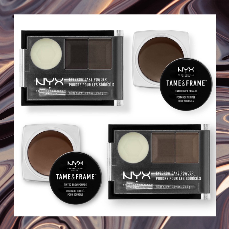 ✨NYX✨ 眉粉 Eyebrow Cake Powder 多功能眉彩盤 Tame &amp; Frame 眉蠟 眉膠