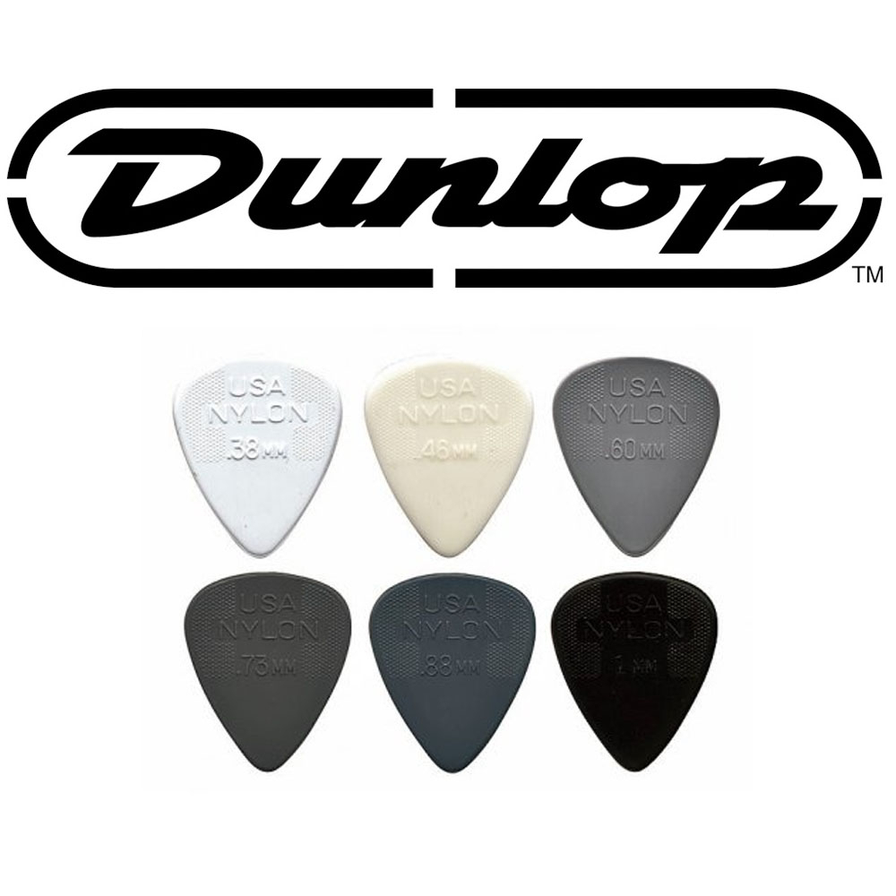 美國 Dunlop Pick Nylon Standard 吉他 匹克 撥片 彈片【黃石樂器】