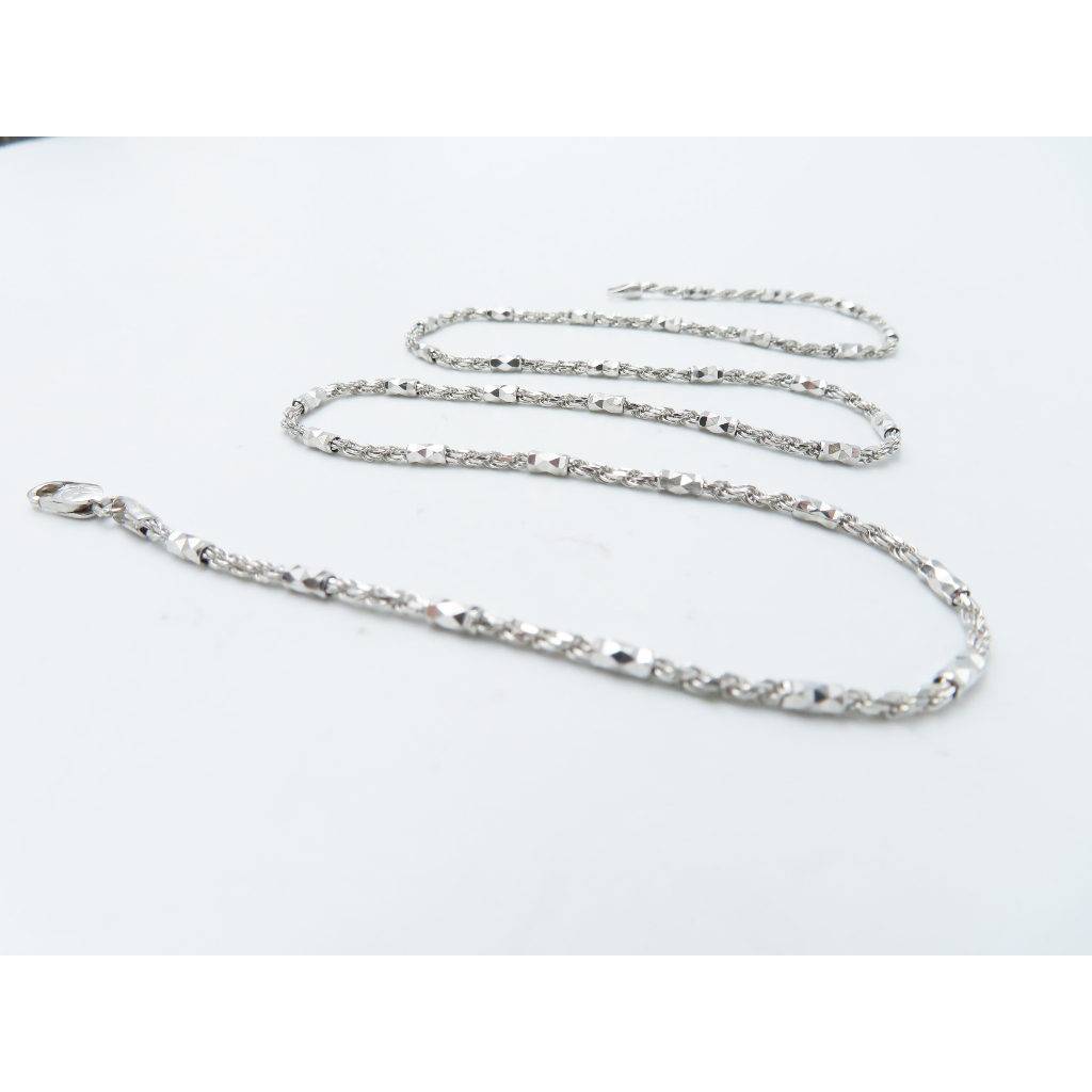 %玉承珠寶%義大利14K金麻花雷刻柱鍊D114(高價買收黃金.K金.鉑金.勞力士.龍銀.鑽石)