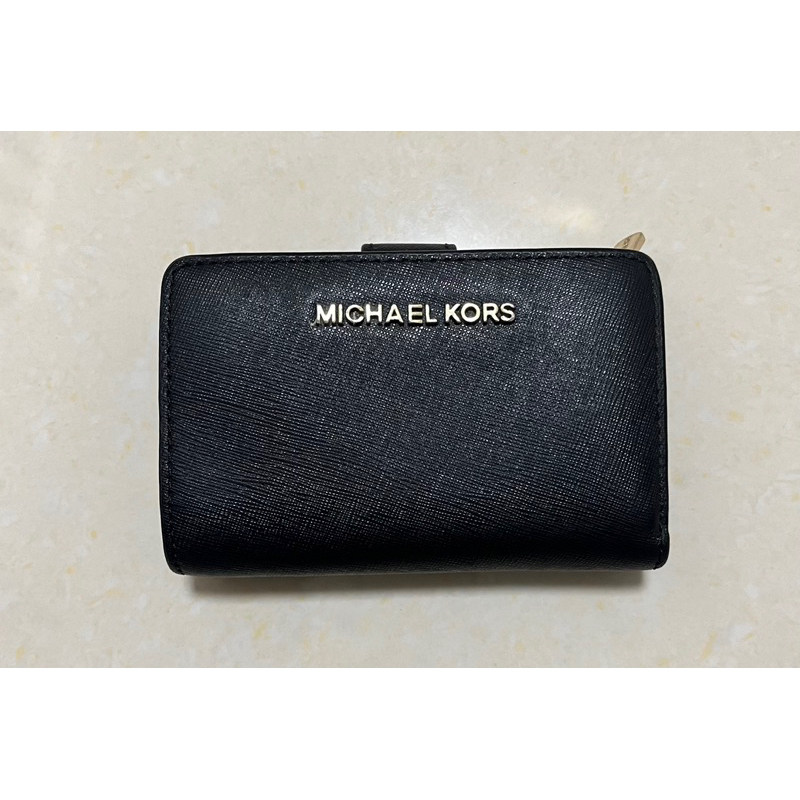 「現貨」MICHAEL KORS MK防刮中夾黑色無盒