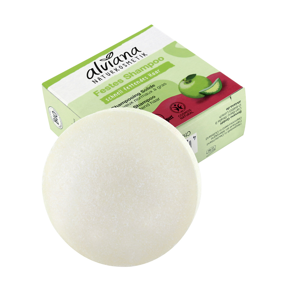 德國 Alviana 艾薇亞納 蘋果蘆薈每日洗髮皂 60g (AN115)