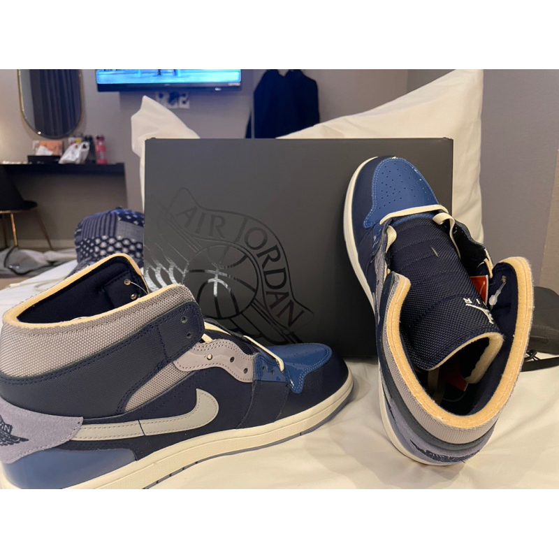 Air Jordan 1 Mid SE Craft "Obsidian" 黑曜石 反光藍灰DR8868-400（降價）