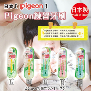 日本【貝親 Pigeon】練習牙刷系列 第一 第二 第三 第四 階段 牙齒 刷牙