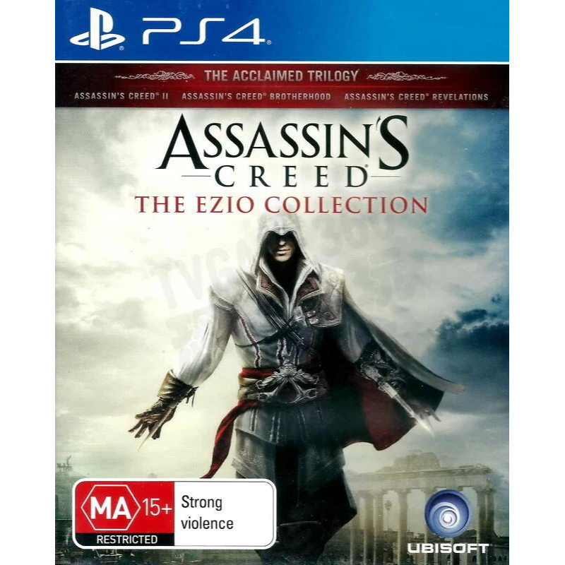 【二手遊戲】PS4 刺客教條 埃齊歐合輯 刺客教條2+兄弟會+啟示錄 ASSASSIN'S CREED 中文版 台中