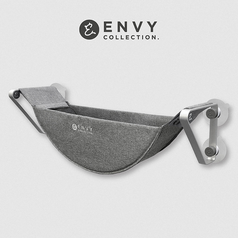 【ENVY COLLECTION】貓吊床-高 / 跳台 睡床 吸盤式 鑽牆式 (內附可拆洗柔軟透氣貓睡墊)