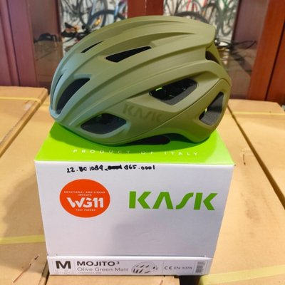 【原廠正品現貨】KASK MOJITO 3 OLIVE GREEN MATT 消光綠色 安全帽頭盔