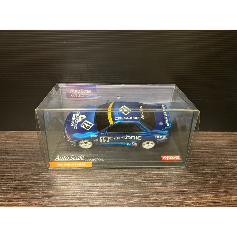 全新 KYOSHO Mini-Z 車殼 CALSONIC SKYLINE (1990) Chrome Blue R32