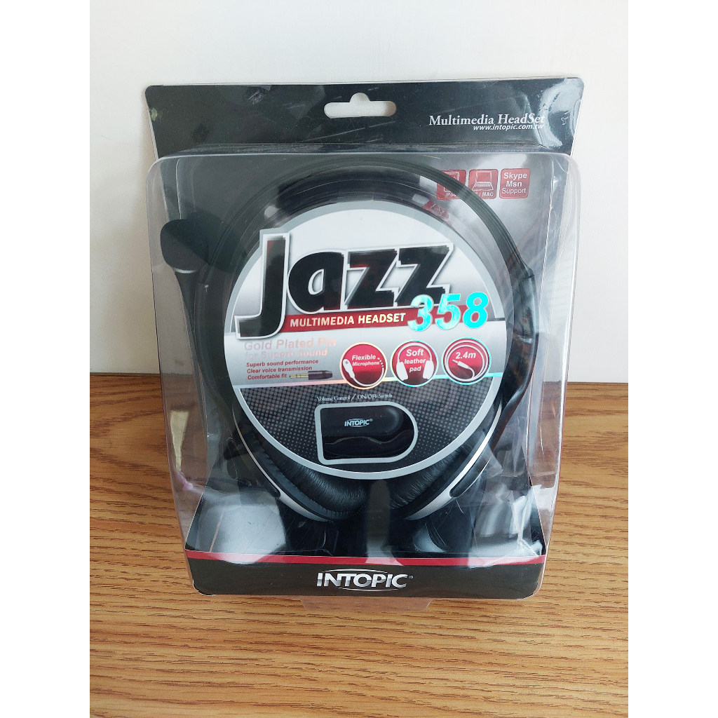 全新Jazz-358頭戴式耳機麥克風