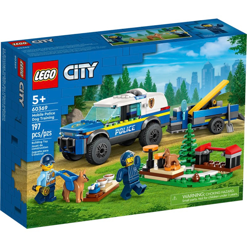 【樂高丸】樂高 LEGO 60369 移動式警犬訓練 警察 警車｜CITY 城市系列