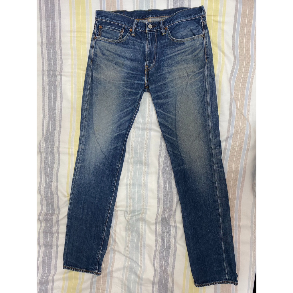 二手 男 LEVIS 511 牛仔長褲 W34 L34 NG 刷色 未修改 LEVI'S 34 美國 品牌 台灣購入古著