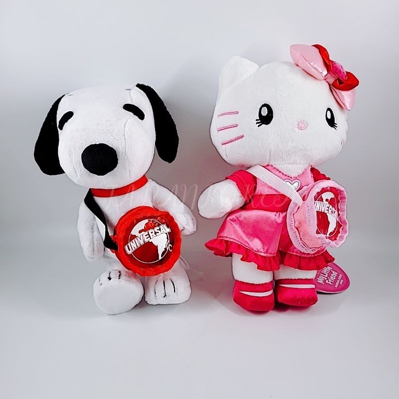 日本環球影城娃娃揹包包 玩偶 凱蒂貓Hello Kitty 史奴比Snoopy
