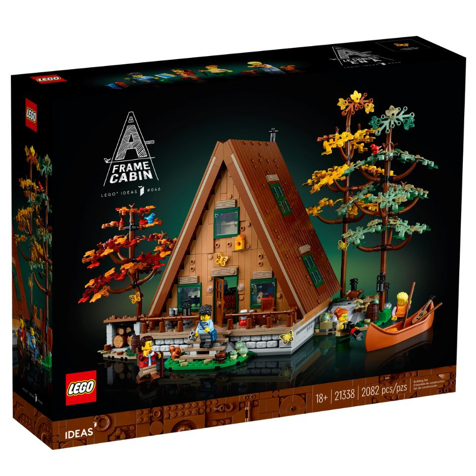 【台南樂高 益童趣】LEGO 21338 A字形小屋 IDEAS系列 A-Frame Cabin 正版樂高
