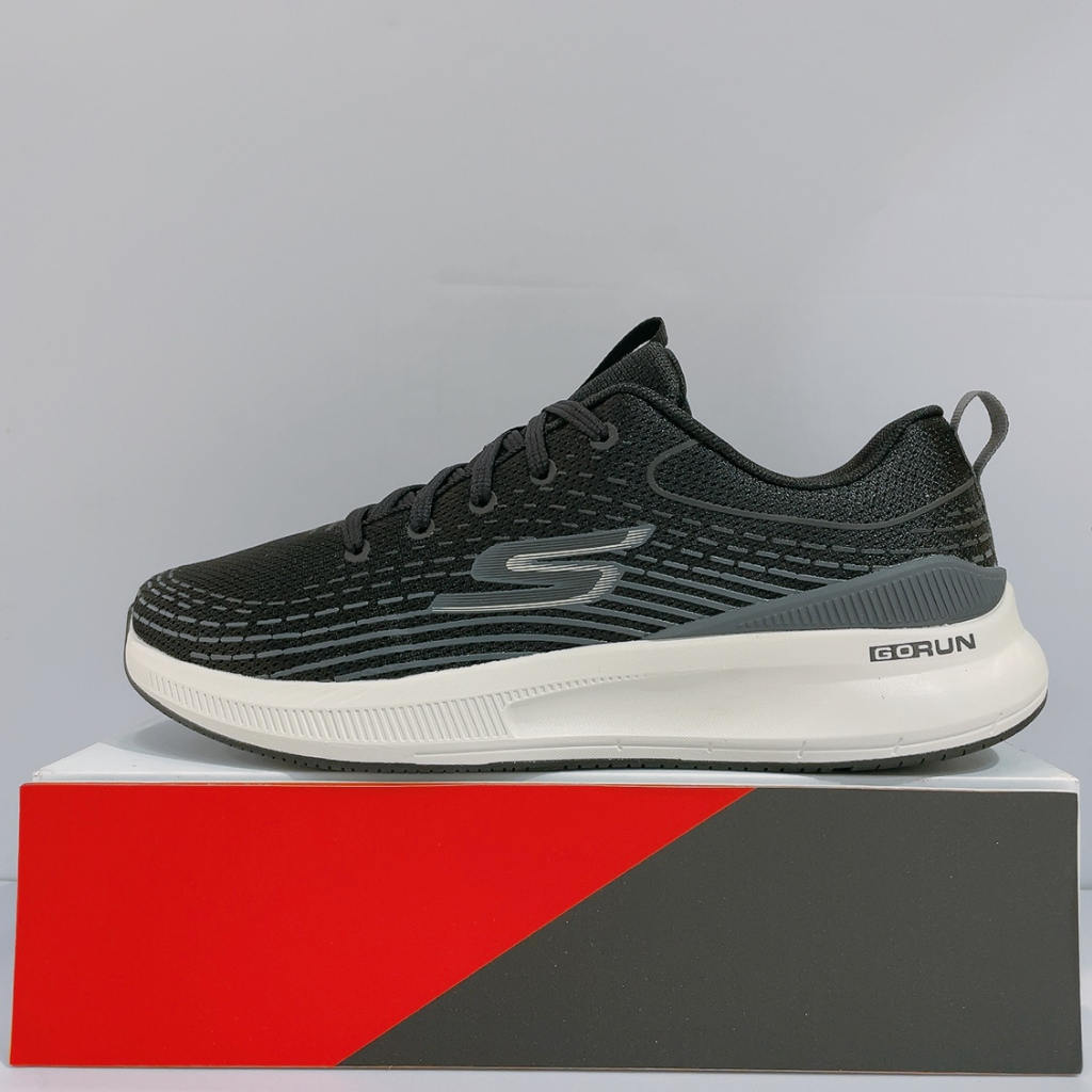 SKECHERS GO RUN PULSE 男生 黑色 固特異鞋底 耐磨 輕量 運動 慢跑鞋 220536BLK