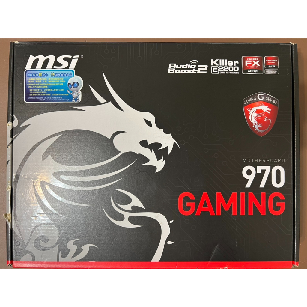 微星 MSI 970 GAMING AM3+腳位 電競 超頻 主機板