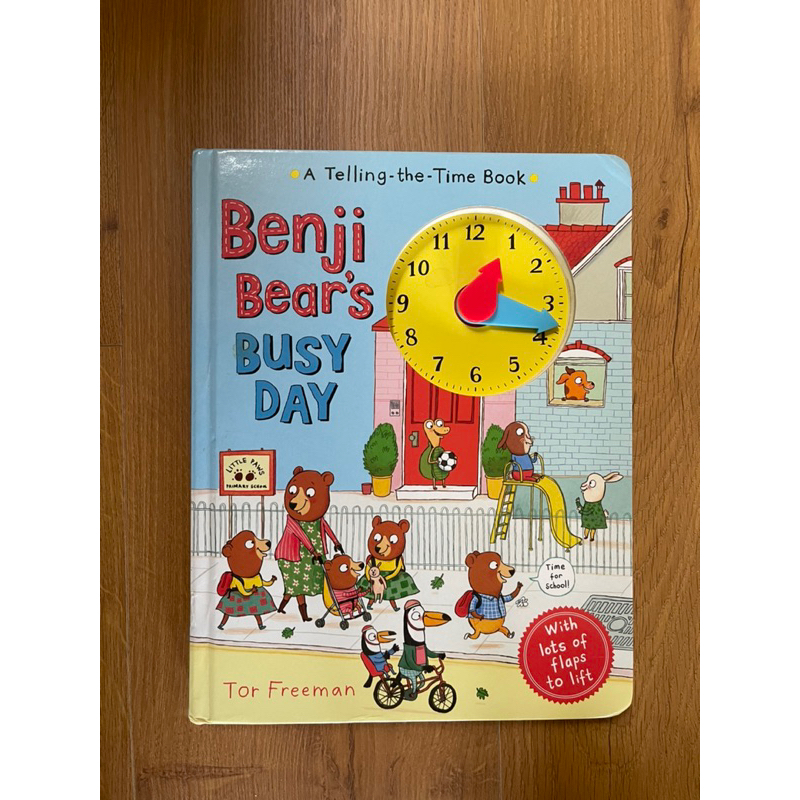 絕版精裝書Benji Bear’s Busy Day 九成新，主要是邊角有碰撞稍微破損，內頁乾淨無破損，賣完斷貨