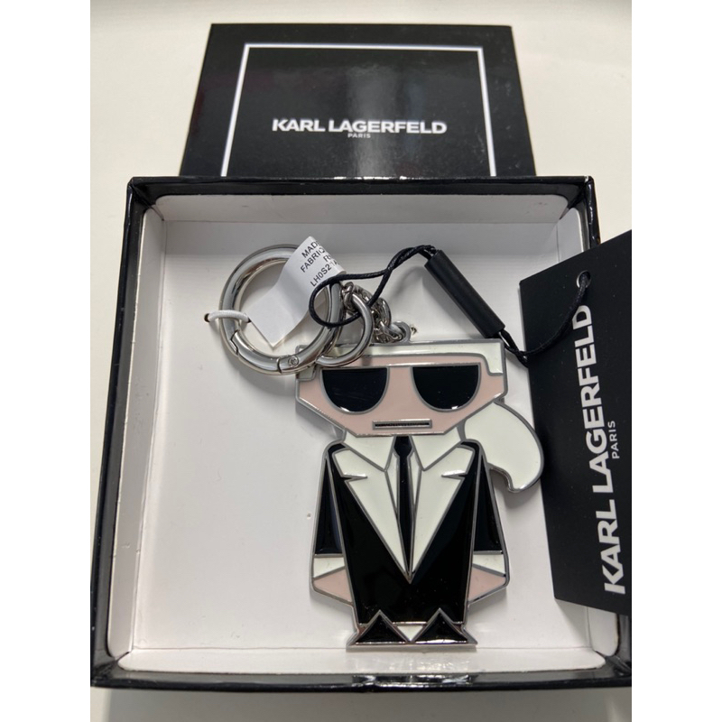 Karl Lagerfeld卡爾鑰匙圈禮盒（全新）