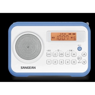 SANGEAN山進二波段數位式時鐘 收音機 PR-D30 調頻／調幅 睡眠裝置 鬧鐘鬧鈴 3.5mm耳機插孔-【便利網】