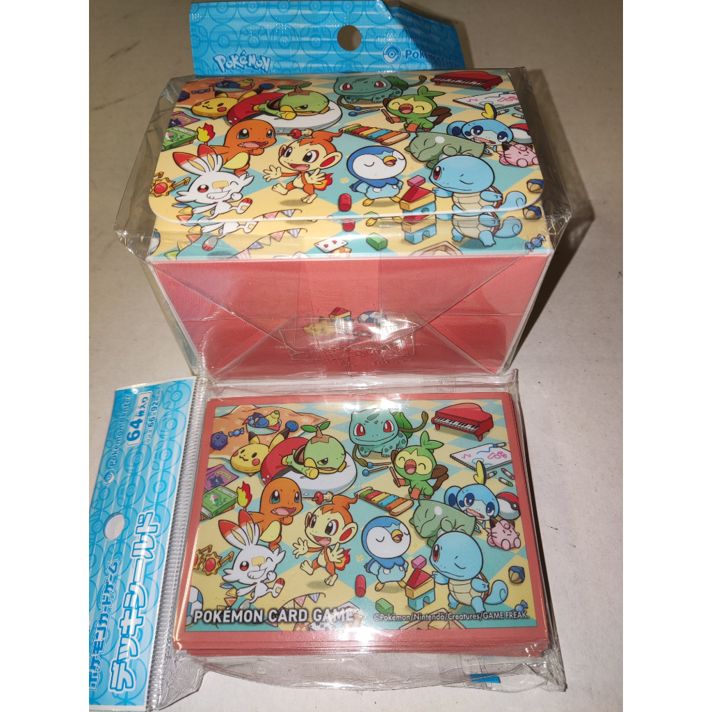 寶可夢 POKEMON TCG PTCG 卡牌遊戲 遊戲屋 神奇寶貝 日本正版 寶可夢中心 卡套+卡盒