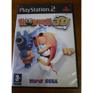 PS2 Worms 3D 百戰天蟲3D 二手正版遊戲 (歐版)