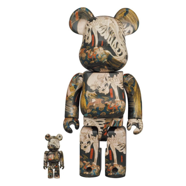 BE@RBRICK 歌川國芳 相馬之古內裏 100% &amp; 400%