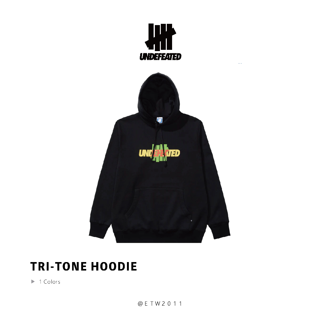 ☆ETW☆【台中店】UNDEFEATED TRI-TONE HOODIE 柵欄 帽T 現貨