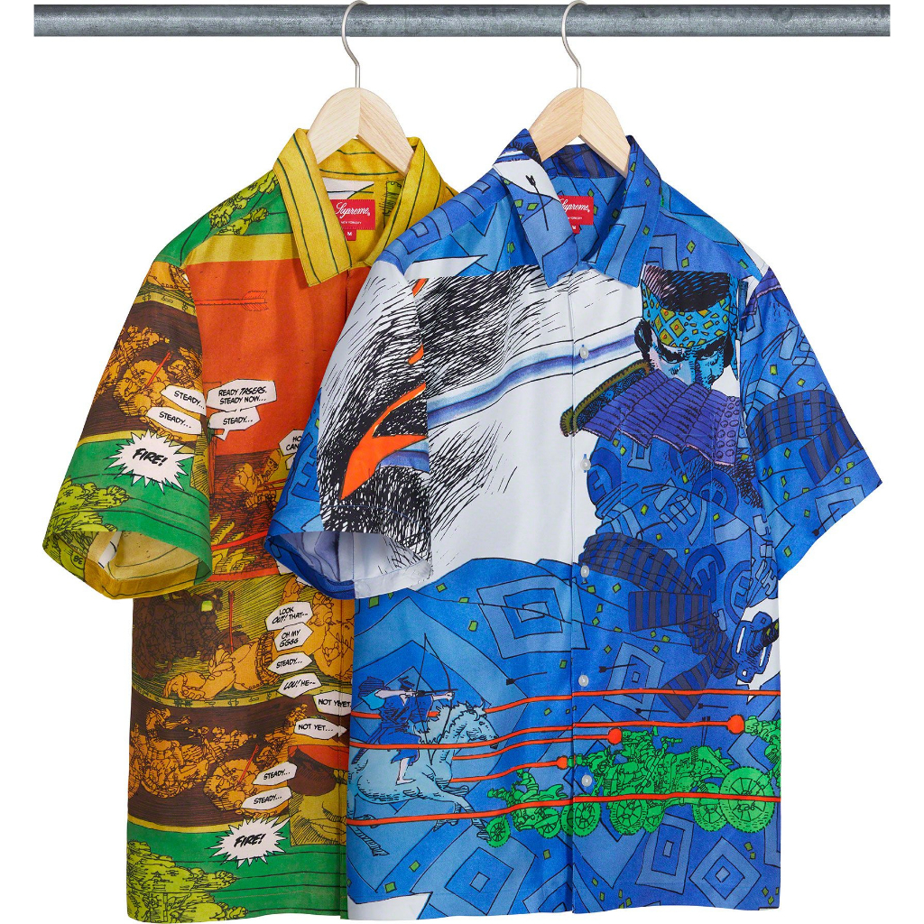 【紐約范特西】預購 Supreme SS23 RONIN SILK S/S SHIRT 花襯衫