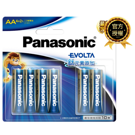 【超全】國際牌Panasonic鈦元素電池｜1.5V｜AA｜3號｜4+2入