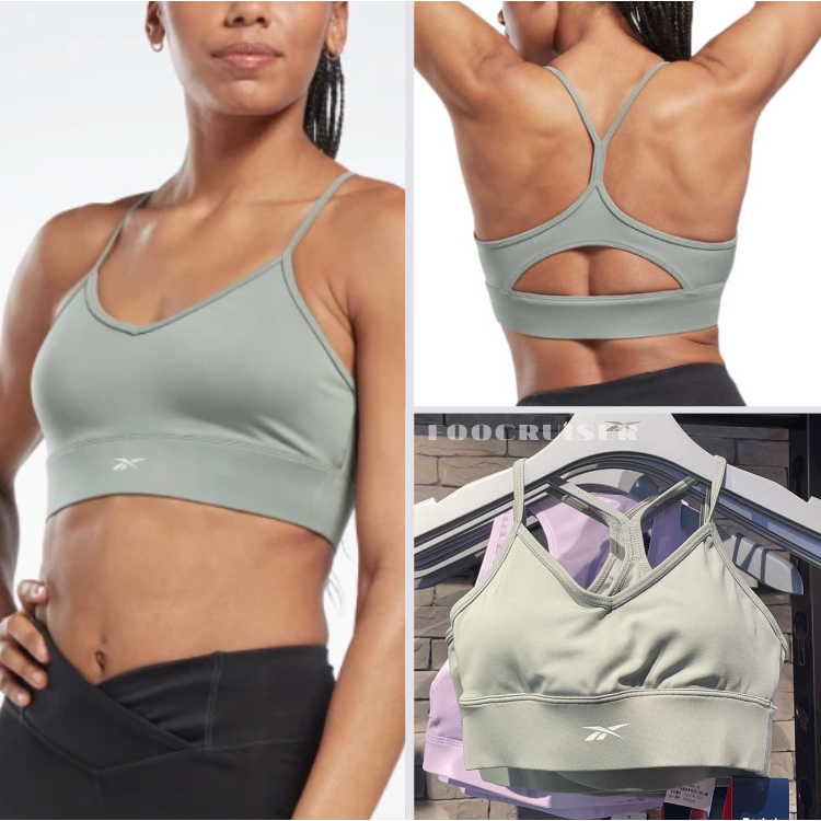 REEBOK WOR SPORTS BRA 女款 運動內衣 訓練 運動 彈性 綠色 HT6027