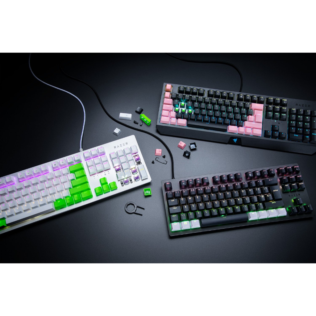 🐍蛇粉專屬天地🐍Razer PBT Keycap Upgrade Set 雷蛇 PBT 鍵帽升級組 (英刻)