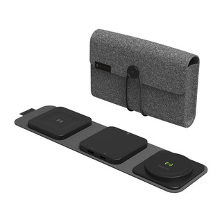 強強滾 mophie Snap+ 磁吸三合一旅行無線充電器 手機充電