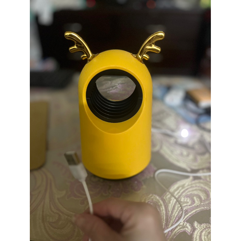 （全新）娃娃機台專屬USB黃色簡易吸入式捕蚊燈