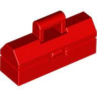 &lt;樂高人偶小舖&gt;正版LEGO 用品6 工具箱 二手8-9成新 紅 6060843 裝飾 配件