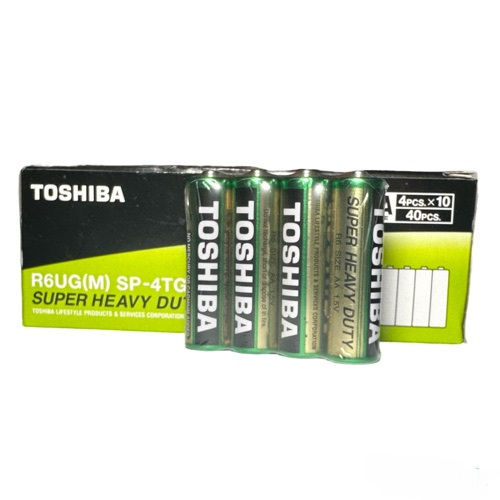 TOSHIBA 東芝 環保碳鋅3號電池 一次性電池 R6UG 4入/16入