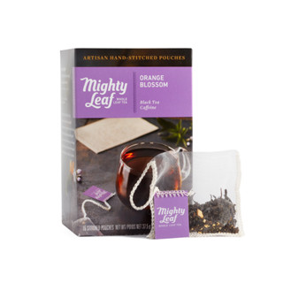蜜子✨美國 Mighty leaf - 香橙茉莉 花草茶 手工編織絲質茶包 禮盒15包入