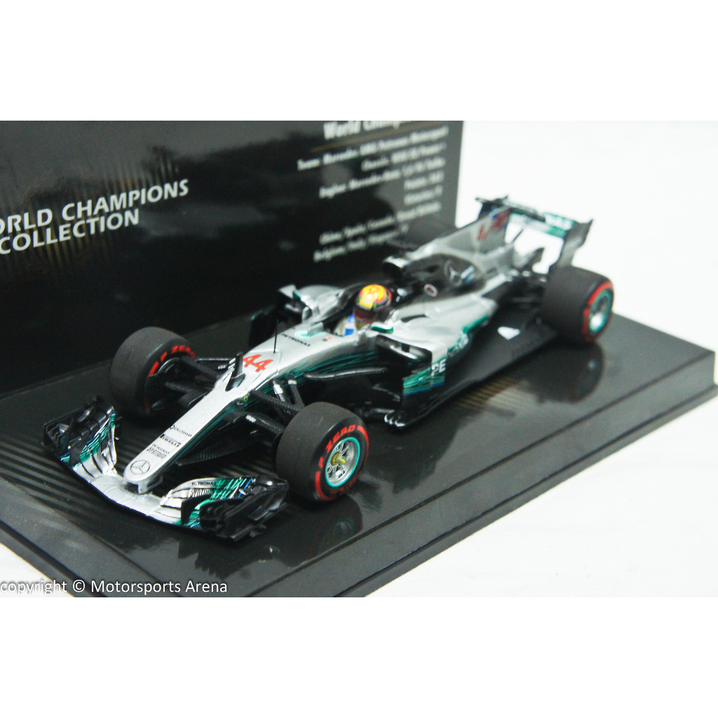【現貨特價】世界冠軍 1:43 Minichamps F1 2017 Mercedes AMG W08 Hamilton