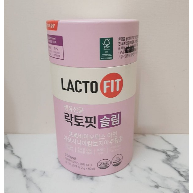 現貨 韓國 鐘根堂最新FIT升級版 藤黃果+鋅 瘦身益生菌60包/罐