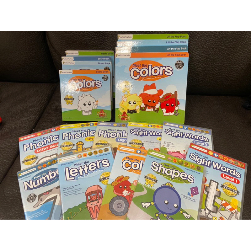 二手 Preschool Prep Series 硬頁套書+ DVD套組