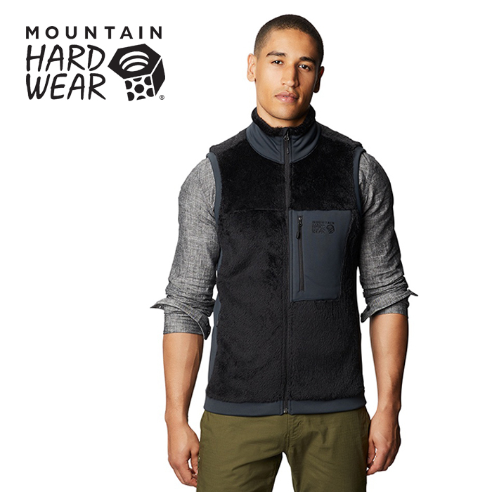 【Mountain Hardwear美國】Monkey Fleece Vest 保暖刷毛背心 男 黑色 #1851611