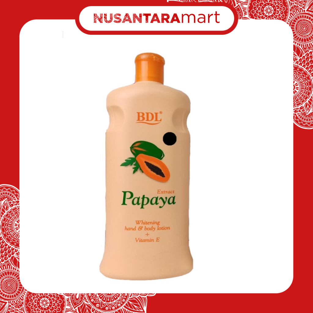 🇮🇩 (印尼店) BDL Extract Papaya Body Lotion 木瓜 樹薯 身體 乳液 600ml