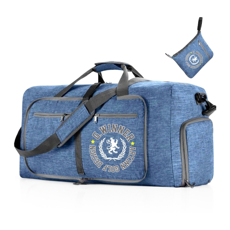 青松高爾夫G.Winner 旅行運動折疊收納衣物袋-藍色/黑色 $ 950元
