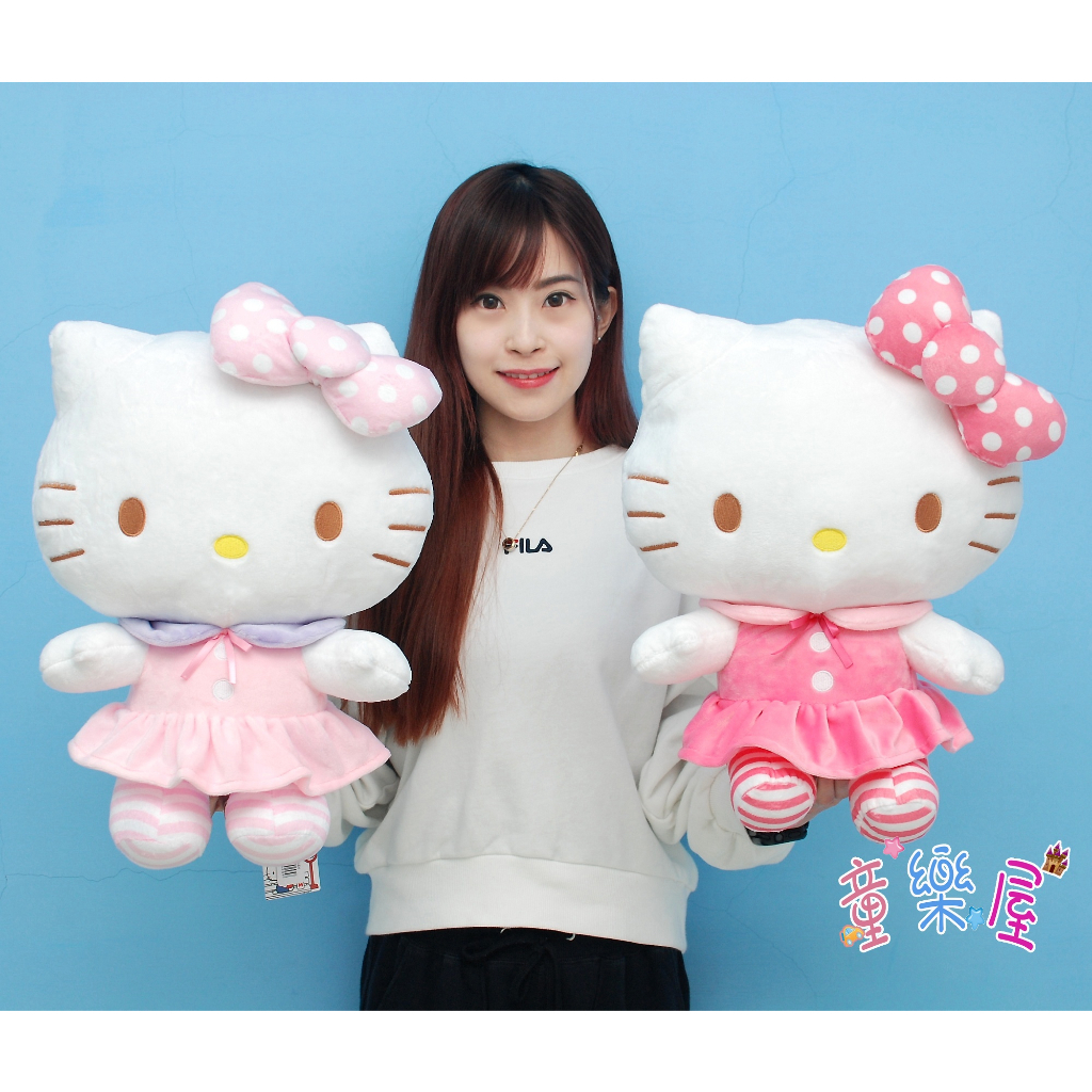 可愛hello kitty娃娃~正版授權~日貨kitty~三麗鷗kitty玩偶~kitty~kitty大娃娃~凱蒂貓玩偶
