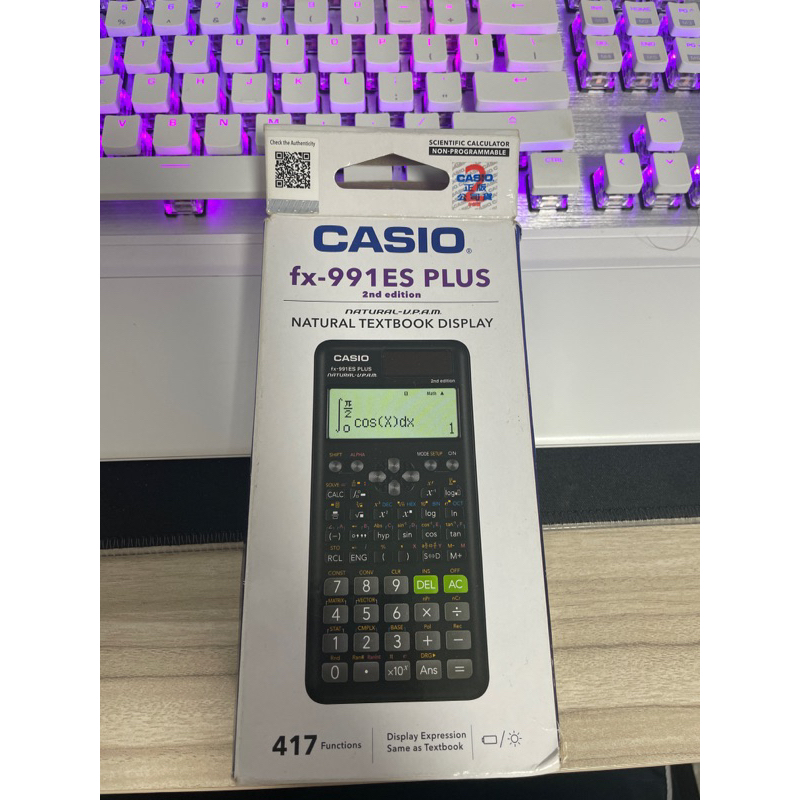 CASIO fx-991ES PLUS 2nd edition計算機