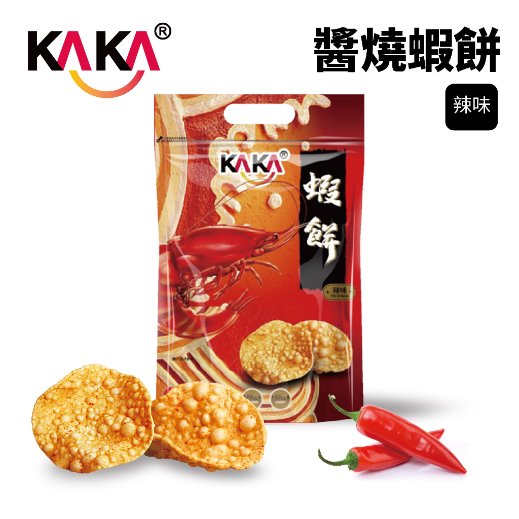 KAKA 醬燒蝦餅 80g 辣味