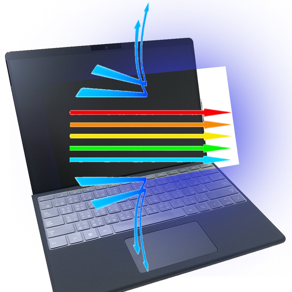 【Ezstick】Microsoft 微軟 Surface Pro 9 防藍光螢幕貼 (可選鏡面或霧面)
