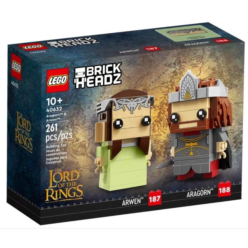 【ToyDreams】LEGO樂高 BrickHeadz 40632 魔戒 亞拉岡與亞玟 Aragorn &amp; Arwen