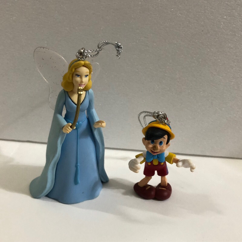 二手 迪士尼 小木偶 一番賞 聖誕吊飾 聖誕裝飾 藍仙女 玩具模型 公仔 吊飾 皮諾丘2021