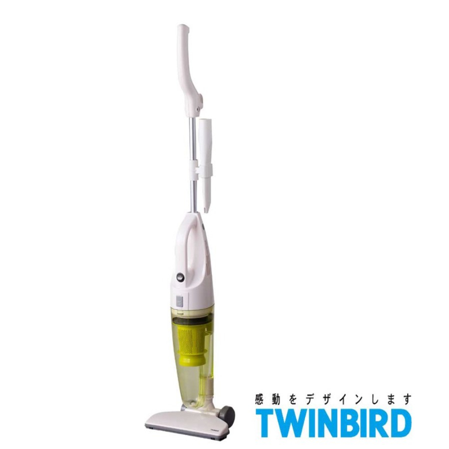 日本TWINBIRD-無線手持直立兩用吸塵器-白TC-H108TW